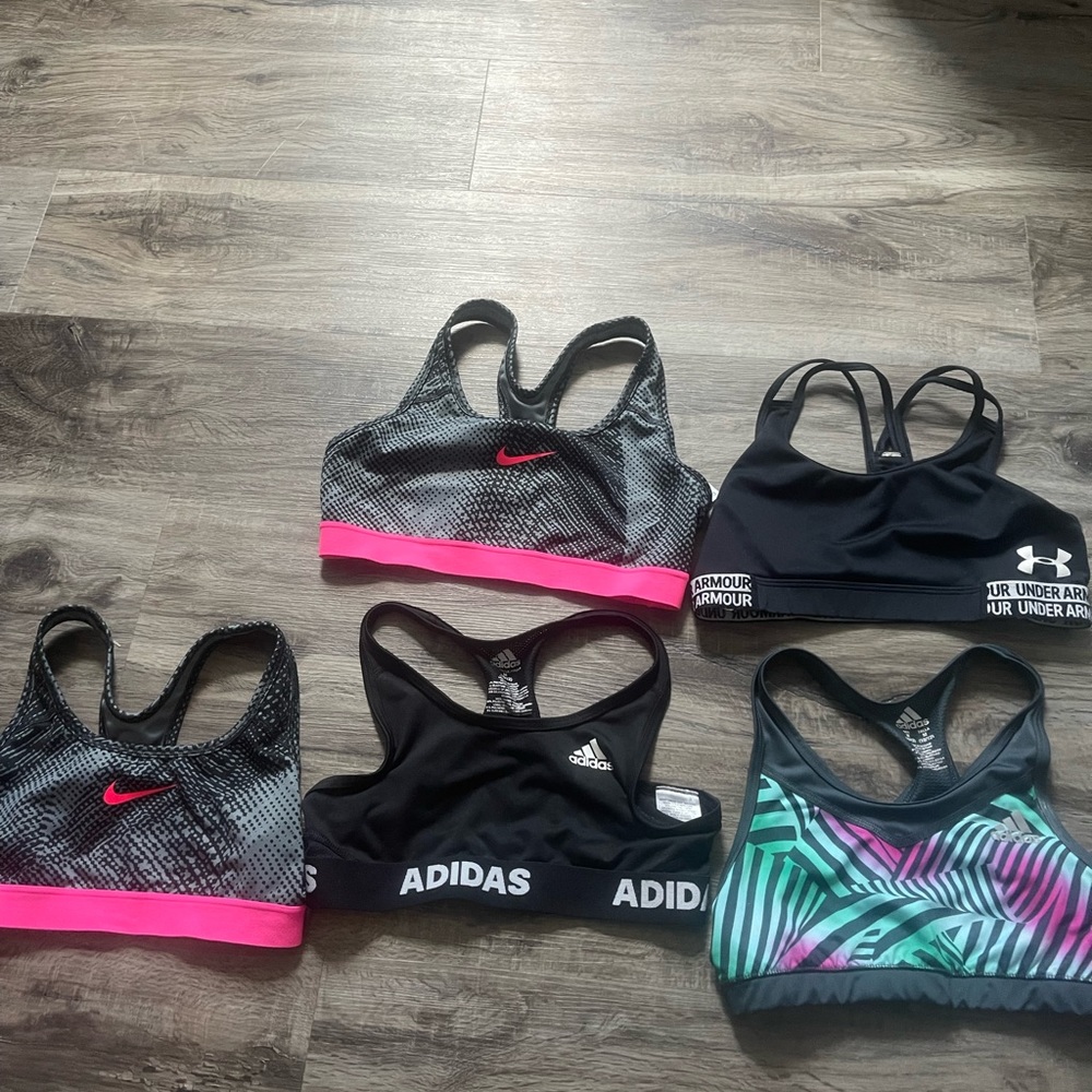 Nike, Adidas, Under Armor Sports Bra